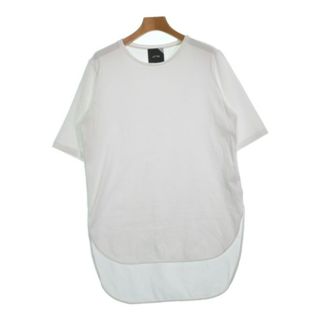 エイトン(ATON)のATON エイトン Tシャツ・カットソー 2(M位) 白 【古着】【中古】(カットソー(半袖/袖なし))