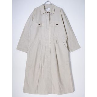 マーガレットハウエル(MARGARET HOWELL)のMHL.MARGARET HOWELLマーガレットハウエル 2020SS COTTON LINEN OXFORD コットンリネンドレスワンピース【2】【LOPA72266】(その他)