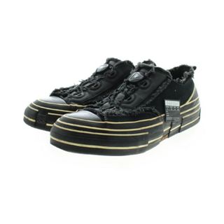 ヨウジヤマモト(Yohji Yamamoto)のYOHJI YAMAMOTO スニーカー 5(28cm位) 黒xクリーム 【古着】【中古】(スニーカー)