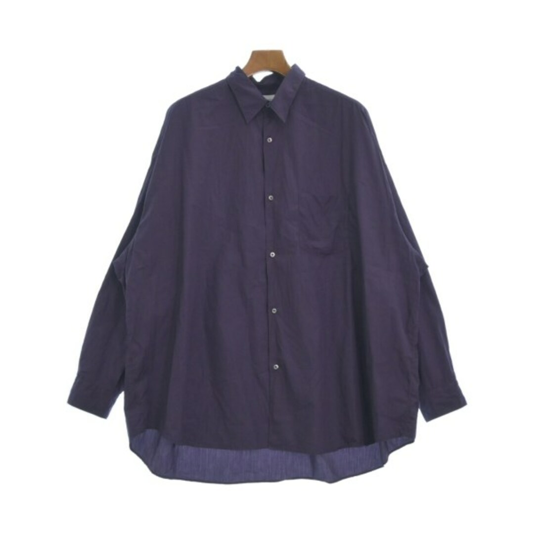 Graphpaper グラフペーパー カジュアルシャツ 0(XS位) 紫 【古着】のサムネイル