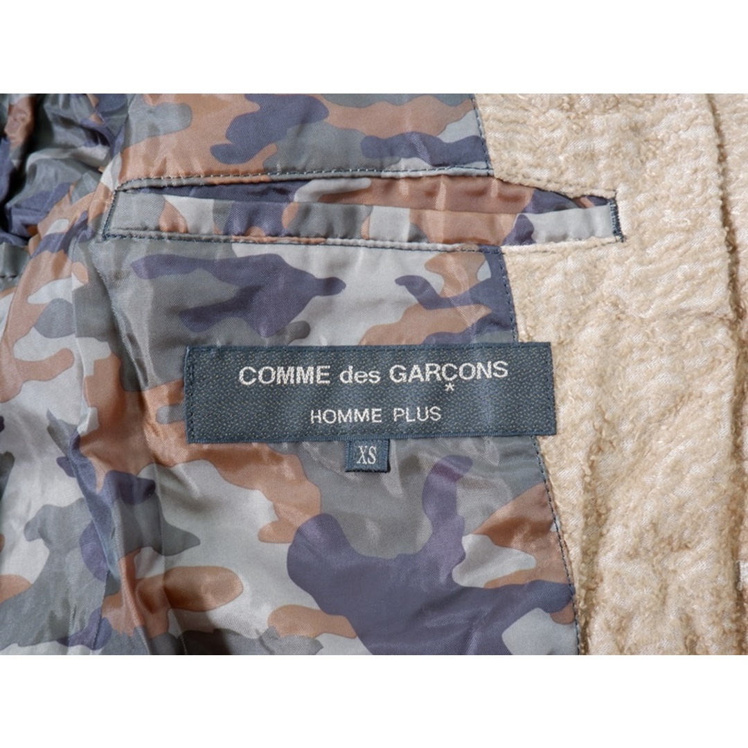 COMME des GARCONS HOMME PLUS(コムデギャルソンオムプリュス)のCOMME des GARCONS HOMME PLUSコムデギャルソンオムプリュス 2013SS プアキング期 特殊加工 裏地迷彩柄ジャケット【XS】【MJKA70794】 メンズのジャケット/アウター(その他)の商品写真