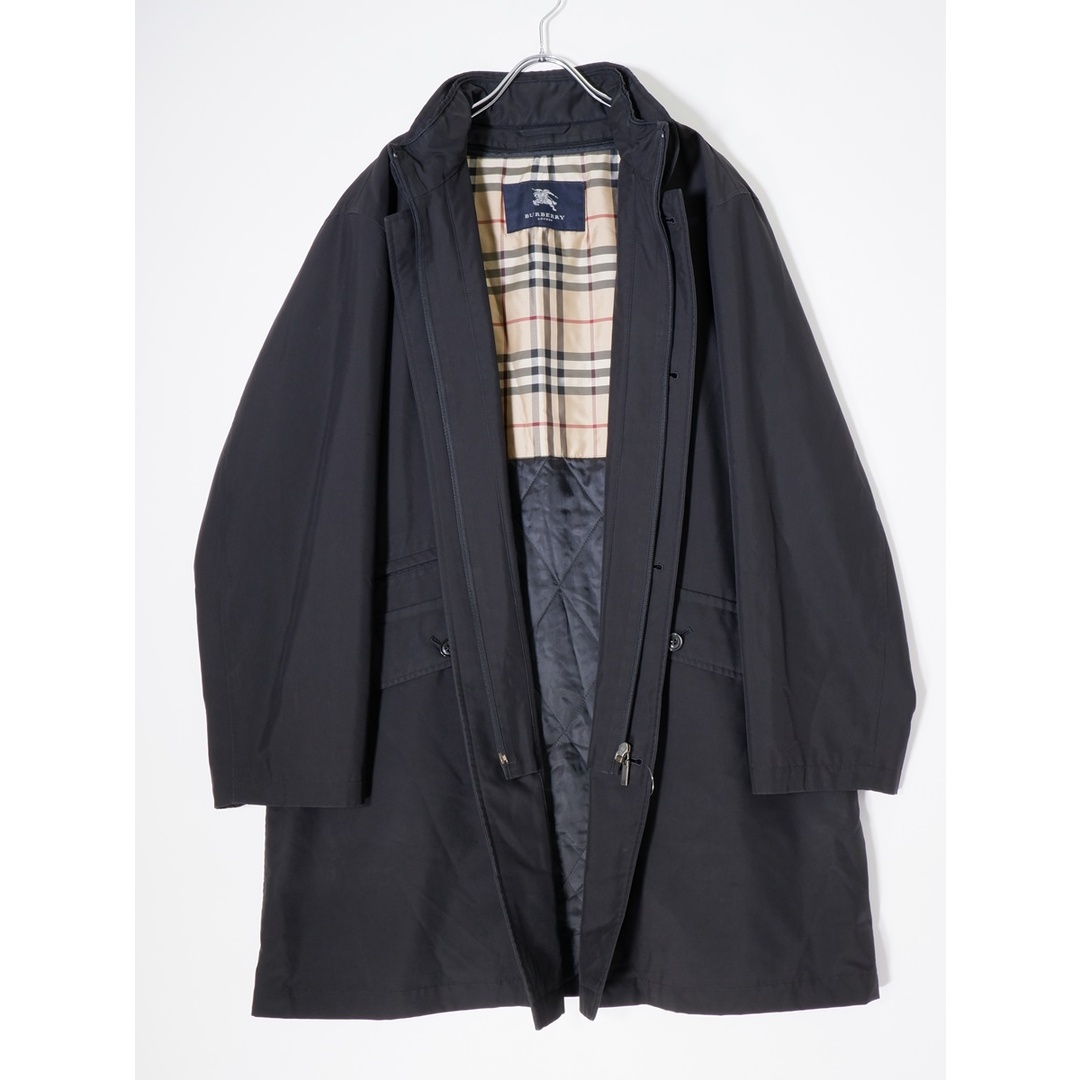 BURBERRY(バーバリー)のBURBERRY LONDONバーバリーロンドン チェック中綿キルティングライナー付きスタンドカラーコート【L】【MCTA72781】 メンズのジャケット/アウター(その他)の商品写真