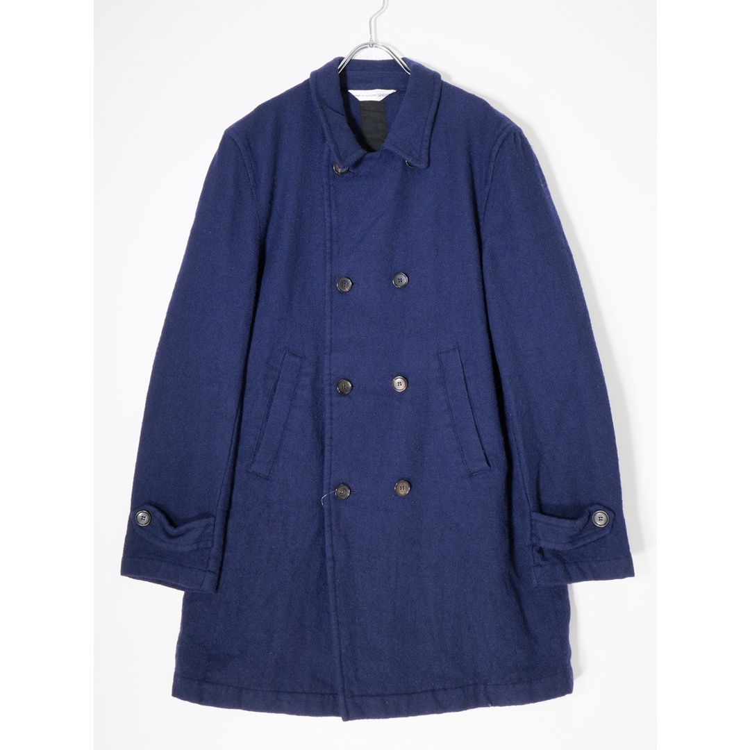 COMME des GARCONS SHIRTコムデギャルソンシャツ ウール縮絨ダブルデザインコート Pコート【不明(M-L程度)】【MCTA72754】