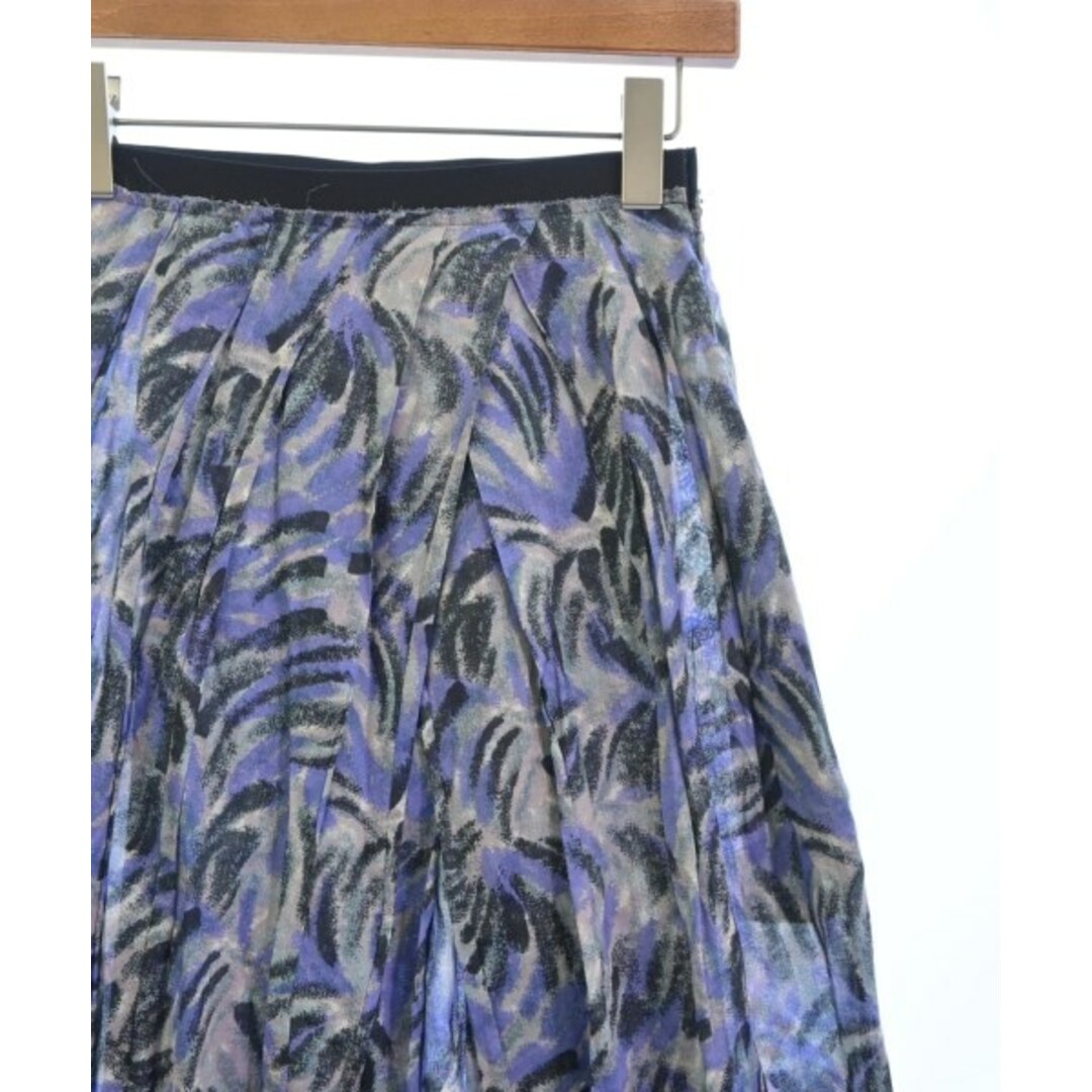 Marni(マルニ)のMARNI ロング・マキシ丈スカート 40(M位) 青xグレーx緑等(総柄) 【古着】【中古】 レディースのスカート(ロングスカート)の商品写真