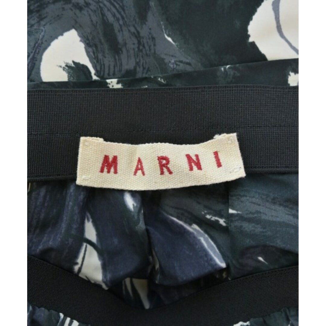 MARNI マルニ ひざ丈スカート 38(S位) グレーx白x黒等(総柄) 2