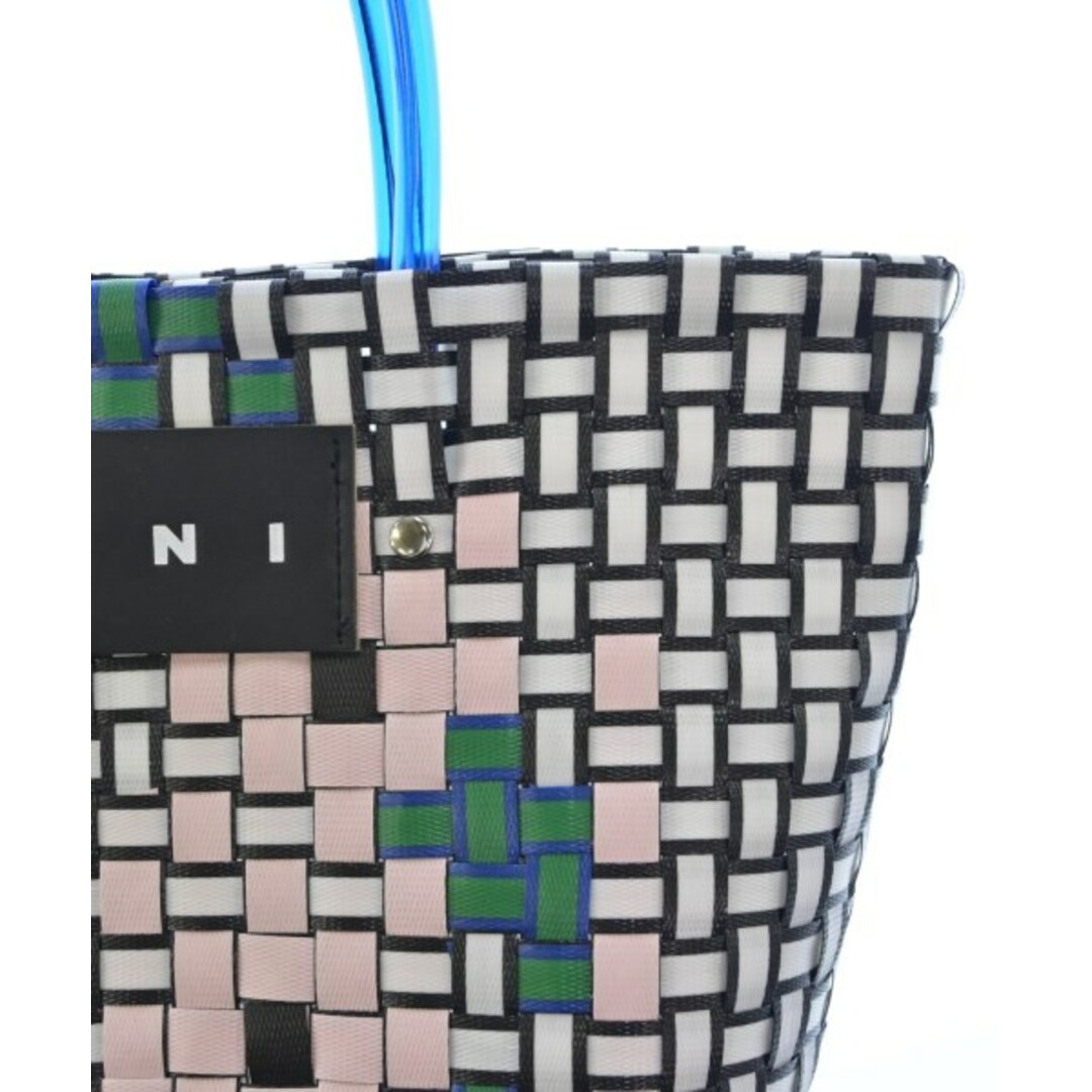 Marni(マルニ)のMARNI マルニ ハンドバッグ - 白x黒xピンク等 【古着】【中古】 レディースのバッグ(ハンドバッグ)の商品写真