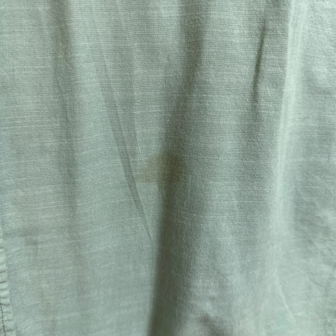 カーハート メンズ 半袖 シャツ ロゴ ミントグリーン 2XL ボタン US