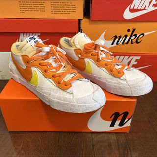 NIKE × sacai ブレーザーLOW  マグマオレンジ　27.5cm