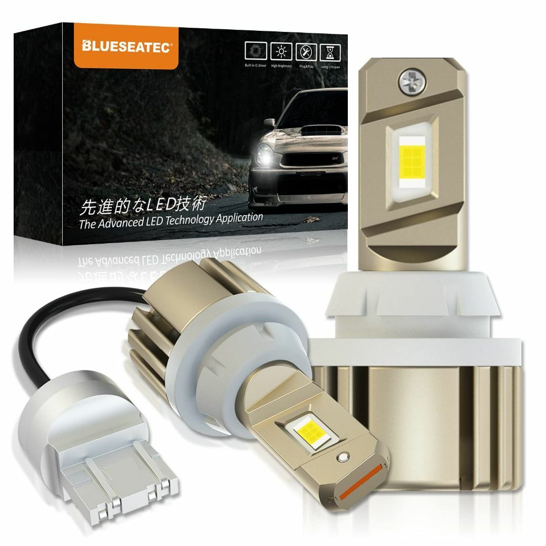 BLUESEATEC【6月新登場】T20ダブル LED バックランプ 爆光 56