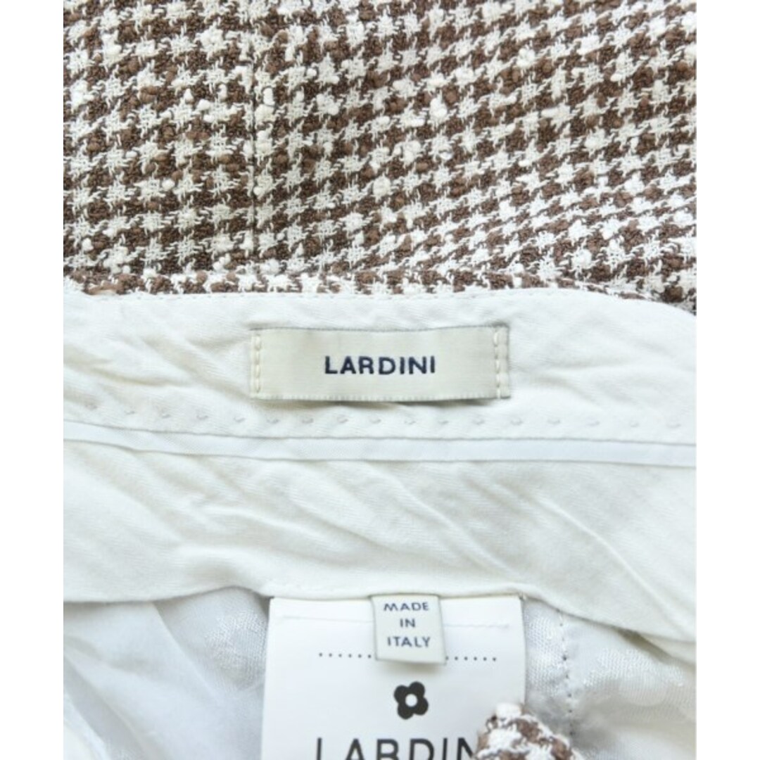 LARDINI(ラルディーニ)のLARDINI ラルディーニ パンツ（その他） 38(S位) 茶x白(ツイード) 【古着】【中古】 レディースのパンツ(その他)の商品写真