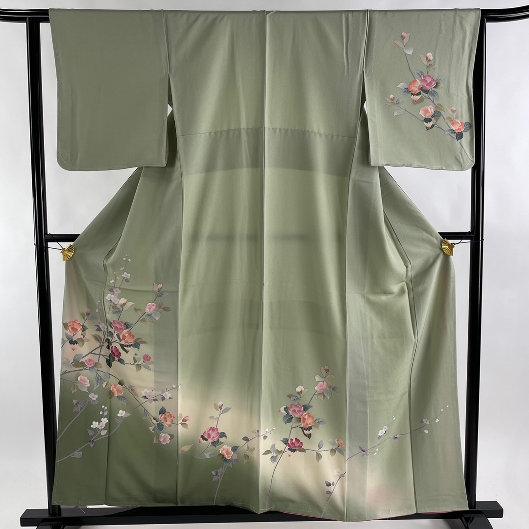 訪問着 身丈158.5cm 裄丈63cm 正絹 美品 秀品 - 着物