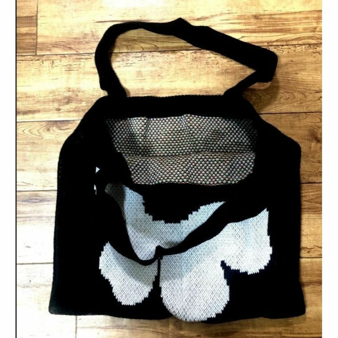 marimekko - マリメッコ marimekkoトートバッグ ニットトートバッグ