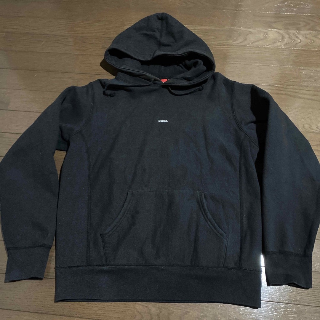 supreme micrologo hooded 19fw グレーLサイズL - パーカー