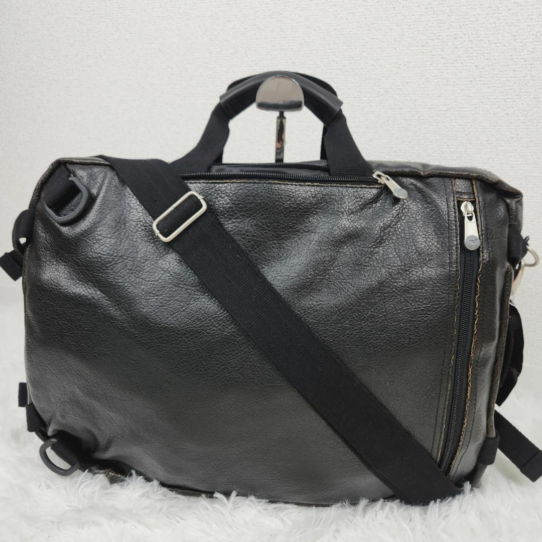 タグ付き激レア】DIESEL ブリーフケース ビジネスバッグ 3way レザー-