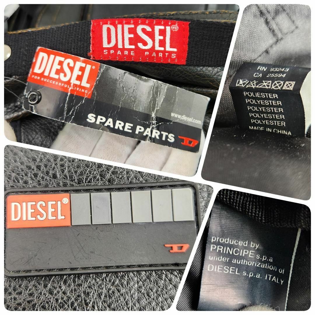 タグ付き激レア】DIESEL ブリーフケース ビジネスバッグ 3way レザー-