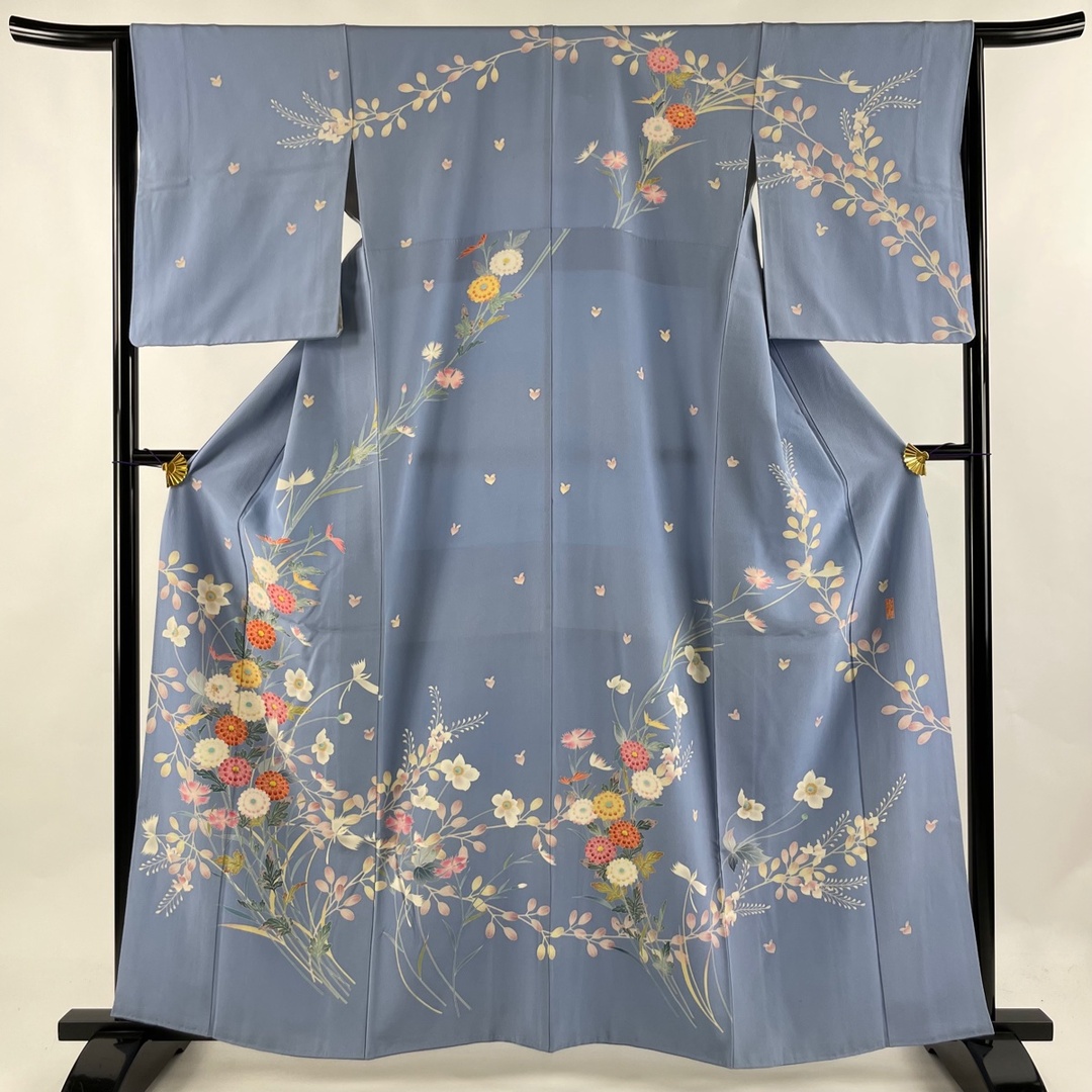 訪問着 身丈160cm 裄丈64cm 正絹 逸品 - 着物