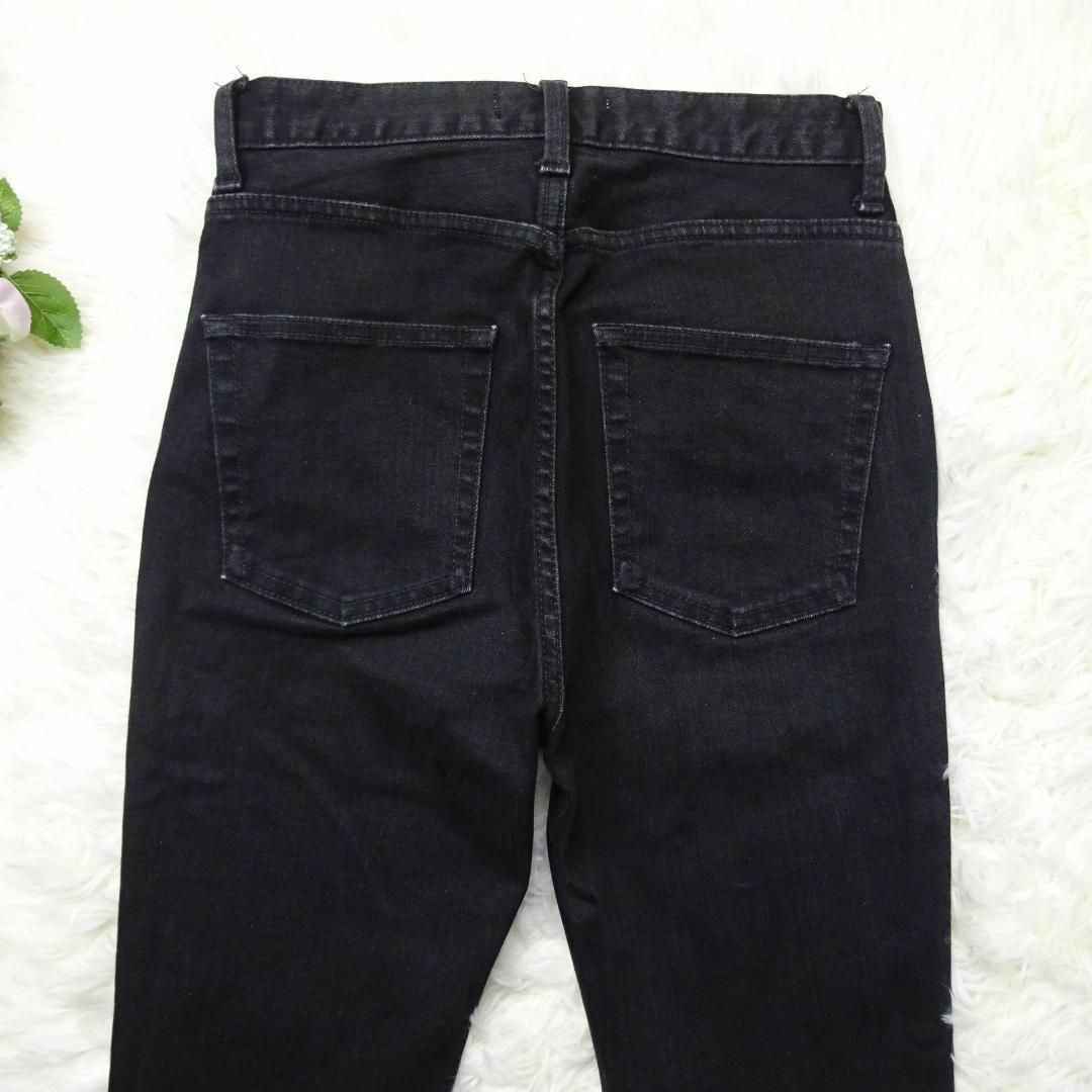 moussy(マウジー)のMOUSSY HIGH WAIST BLACK REBIRTH SKINNY レディースのパンツ(デニム/ジーンズ)の商品写真