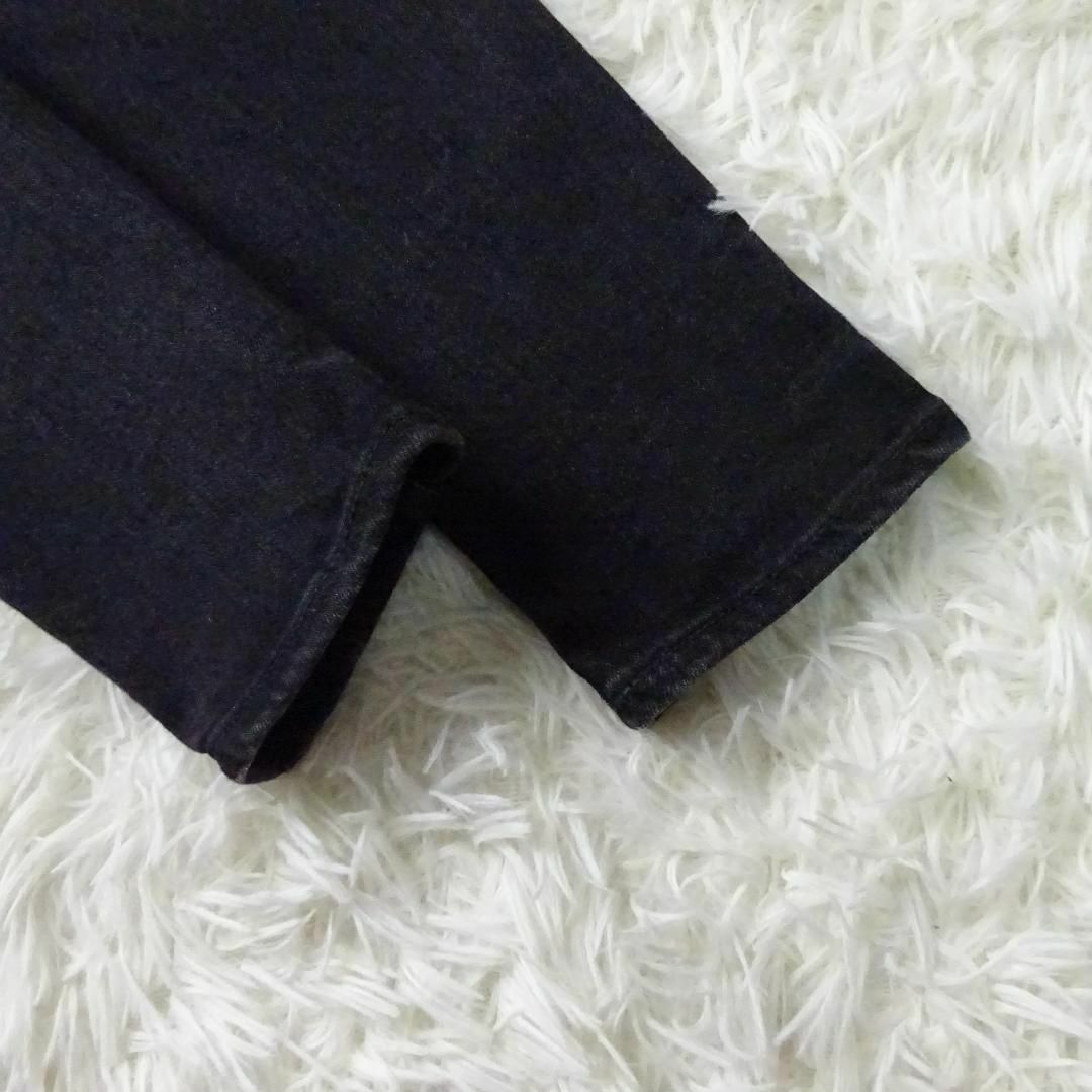 moussy(マウジー)のMOUSSY HIGH WAIST BLACK REBIRTH SKINNY レディースのパンツ(デニム/ジーンズ)の商品写真