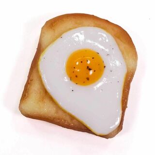 【新着商品】食品サンプルマグネット 食べちゃいそうな 目玉焼きトースト 269M