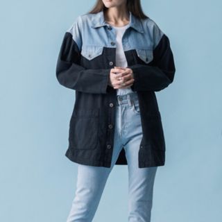 リーバイス(Levi's)の新品　LEVI'S(R) MADE & CRAFTED 切り替えデニムジャケット(Gジャン/デニムジャケット)