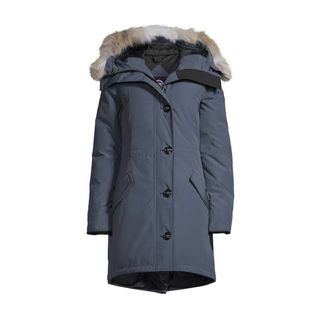 カナダグース(CANADA GOOSE)のcanada goose Rossclair parka storm blue(ダウンジャケット)