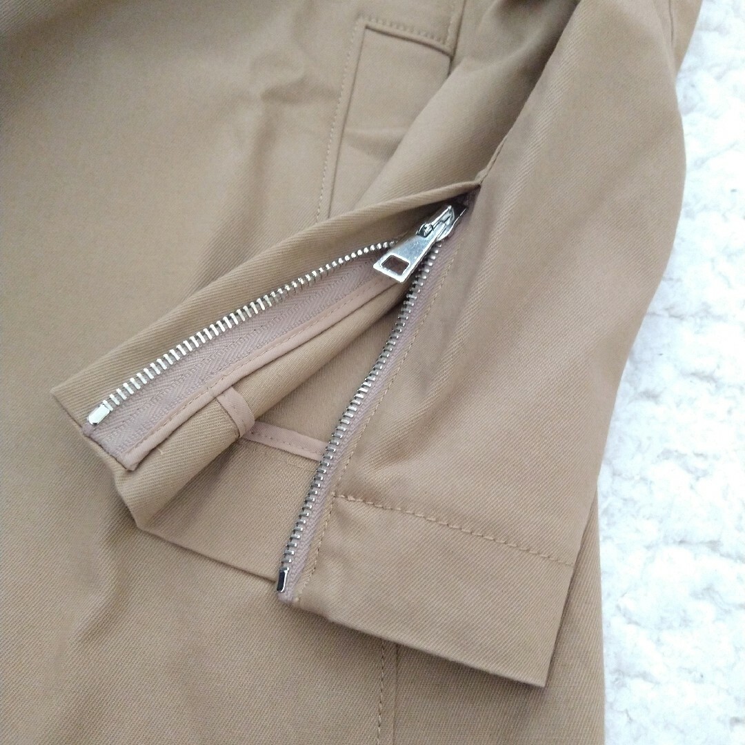 美品 セオリー トレンチコートMORA.TWILL MOTO.TRENCH