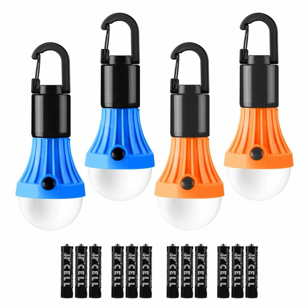 Lepro LED ランタン キャンプライト 高輝度 電球型 4個セット ソロキの通販 by ココナッツshop｜ラクマ