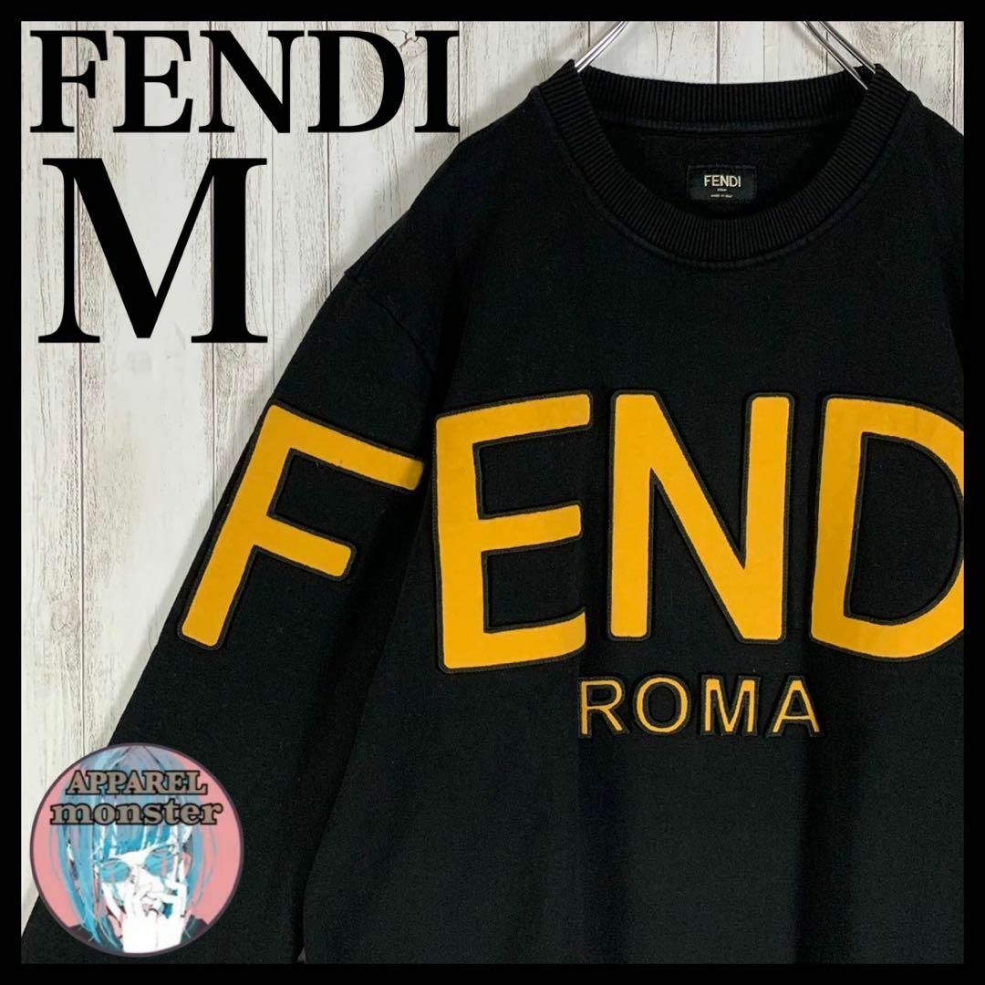 【即完売モデル】FENDI フェンディ センターロゴ 入手困難 希少 トレーナー