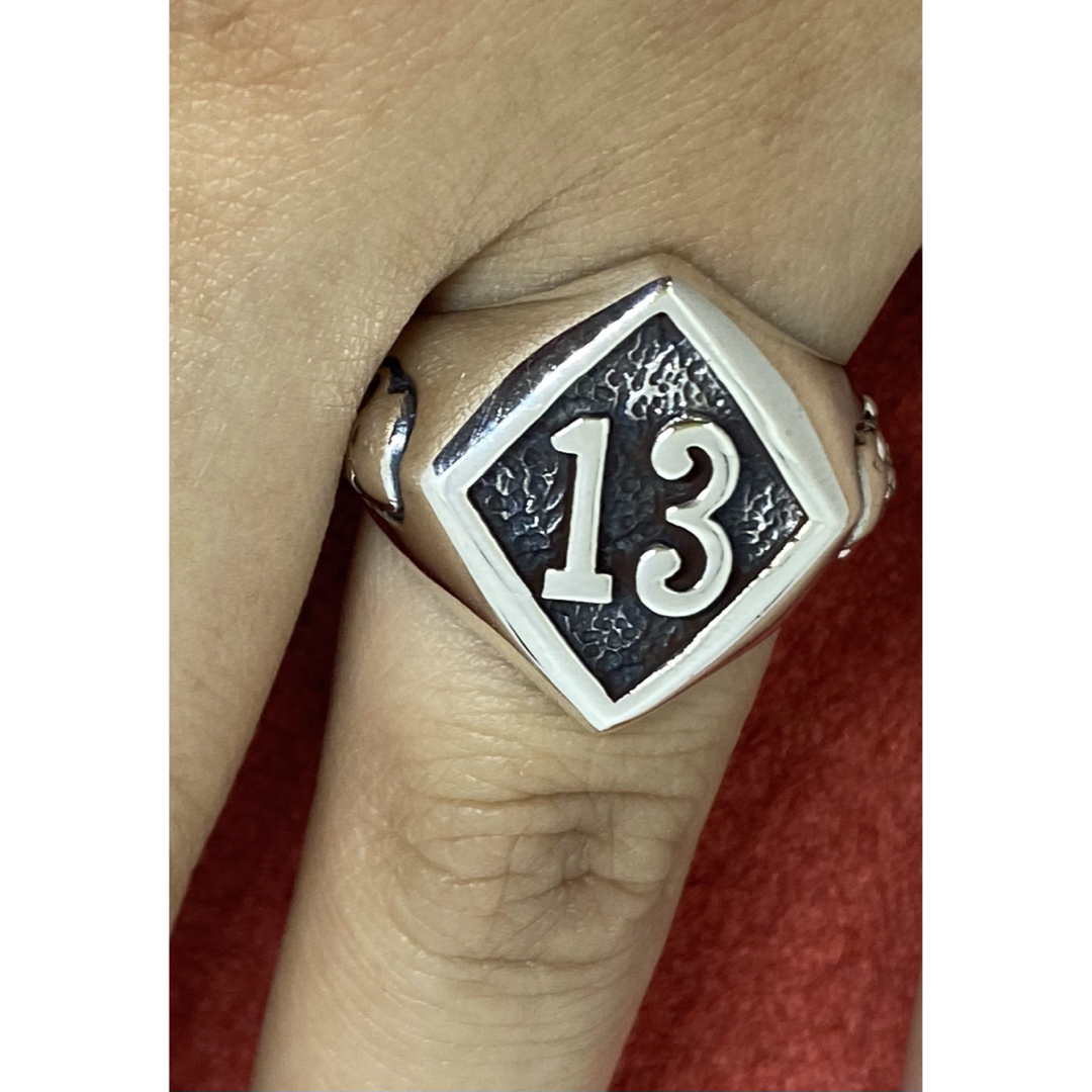 13日の金曜日　シルバー925リング スカル ジェイソン銀指輪　19号　や43B メンズのアクセサリー(リング(指輪))の商品写真