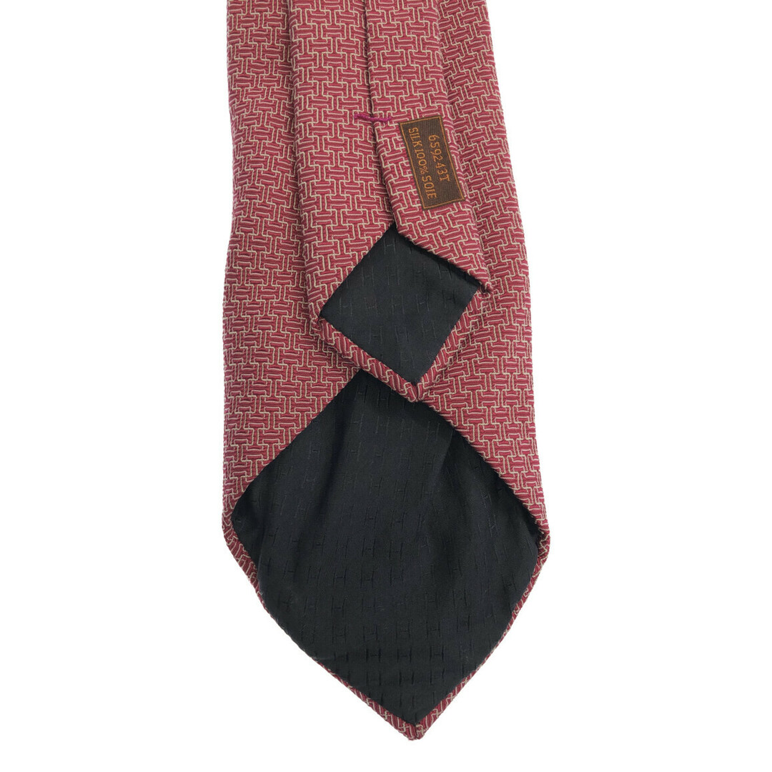 Hermes - エルメス HERMES ネクタイ シルク100% H柄 メンズの通販 by