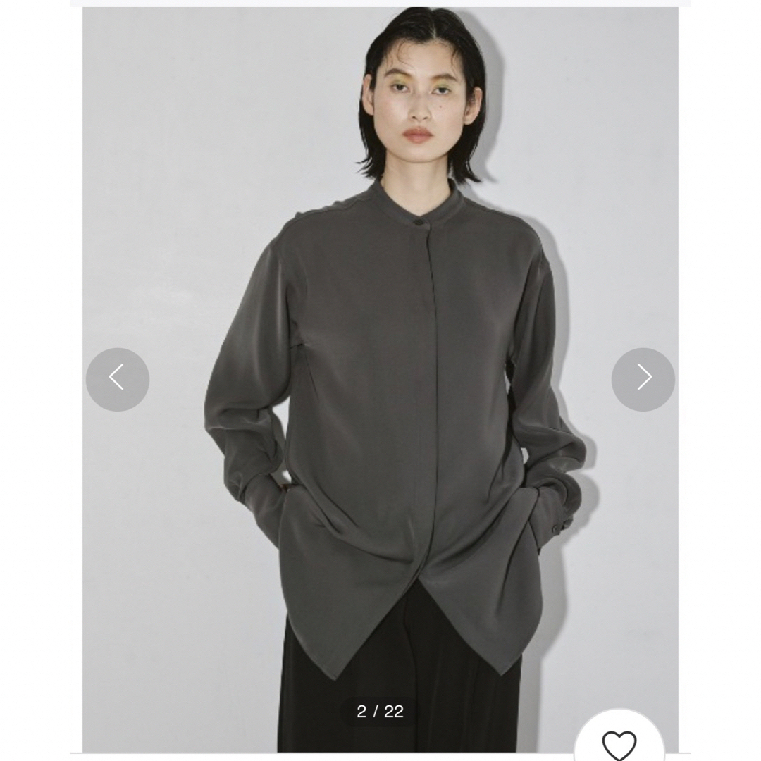 TODAYFUL - TODAYFUL Silky Over Shirts チャコールグレーの通販 by