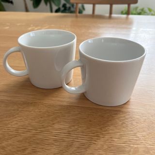 ムジルシリョウヒン(MUJI (無印良品))の無印良品白磁マグカップ2個セット(食器)