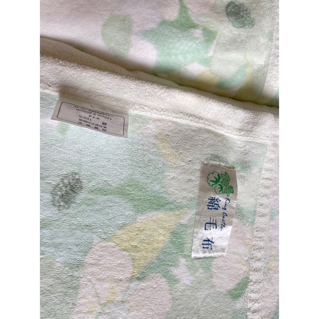 綿毛布、コットンケットの3点セット インテリア/住まい/日用品の寝具(毛布)の商品写真