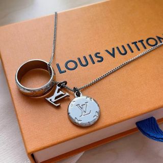 LOUIS VUITTON - ルイヴィトン M62485 モノグラム リング ネックレス