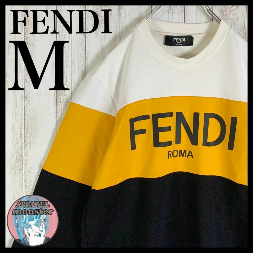 【即完売モデル】FENDI フェンディ センターロゴ 入手困難 希少 トレーナー