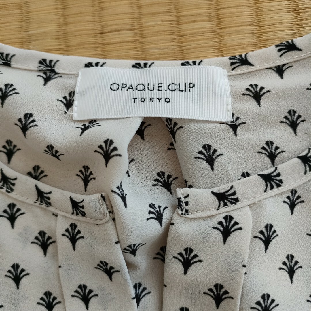 OPAQUE.CLIP(オペークドットクリップ)のOPAQUE.CLIPブラウス美品 レディースのトップス(シャツ/ブラウス(長袖/七分))の商品写真