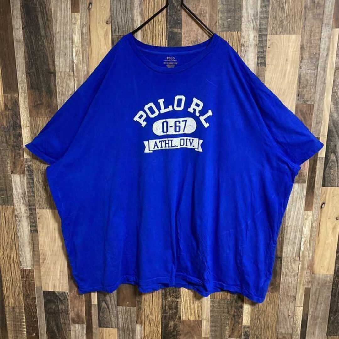 【新品】ラルフローレン ポニーロゴ Tシャツ ブルー XL(16)