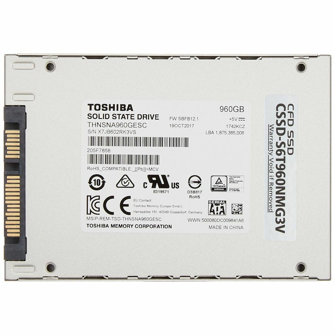 CFD販売 内蔵SSD SATAタイプ CSSD-S6T960NMG3V 960