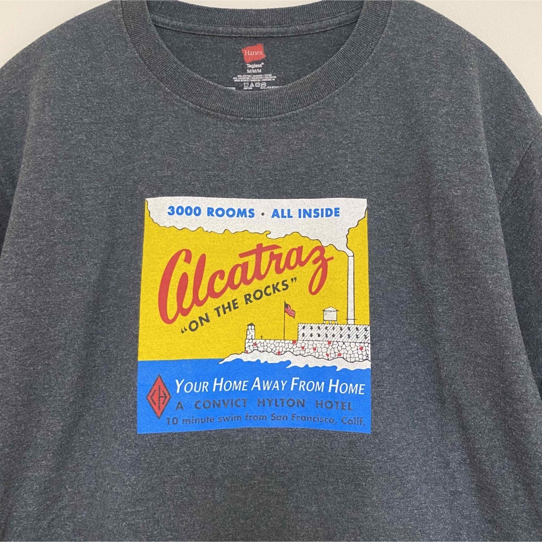 Hanes(ヘインズ)のhanes ヘインズ vintage ビンテージ Tシャツ グレー メンズのトップス(Tシャツ/カットソー(半袖/袖なし))の商品写真