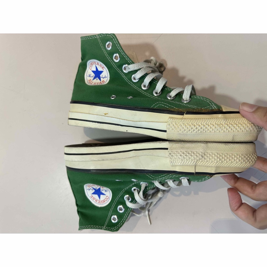 CONVERSE(コンバース)の80s USA製 コンバース オールスター 緑 25センチ メンズの靴/シューズ(スニーカー)の商品写真