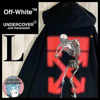 入手困難　オフホワイト　パーカー　off-white hoodie スカル