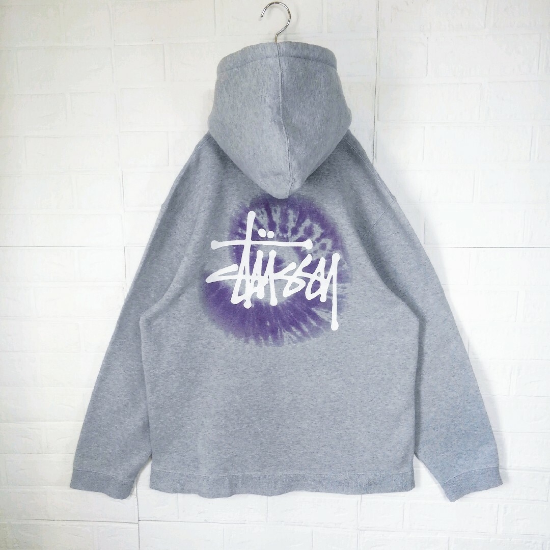 ステューシー STUSSY サークルロゴ スウェット パーカー