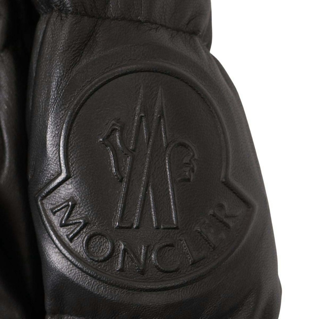 モンクレール GEBROULAZ GIUBBOTTO レザー ダウンジャケット 1A001 01 50118 メンズ ブラック MONCLER  【アパレル・小物】 4