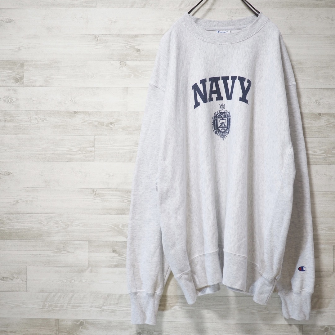 Champion - 現行品 Champion RW US.NAVY クルーネックスウェット-3XLの ...