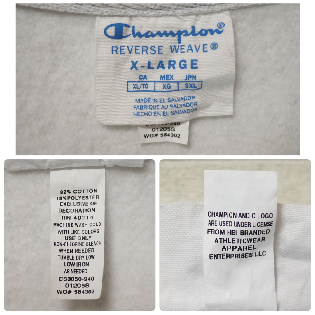 Champion - 現行品 Champion RW US.NAVY クルーネックスウェット-3XLの