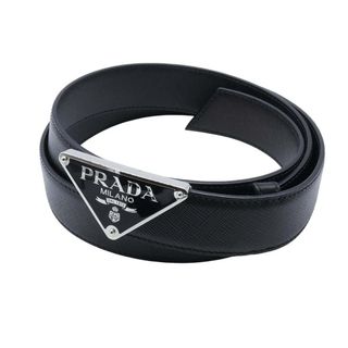 ★美品★ 鑑定済み PRADA プラダ ベルト サフィアーノ レザー ビジネス