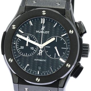 ウブロ(HUBLOT)のウブロ HUBLOT 521.CM.1771.RX クラシックフュージョン ブラックマジック クロノグラフ 自動巻き メンズ 美品 _775457(腕時計(アナログ))