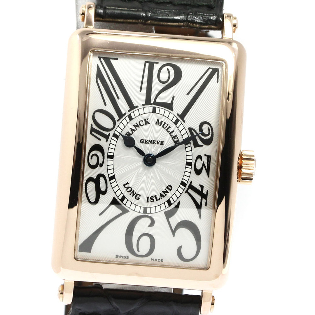 訳あり フランクミュラー FRANCK MULLER 1000SCD ロングアイランド K18YG ダイヤベゼル 自動巻き メンズ 箱付き_759645