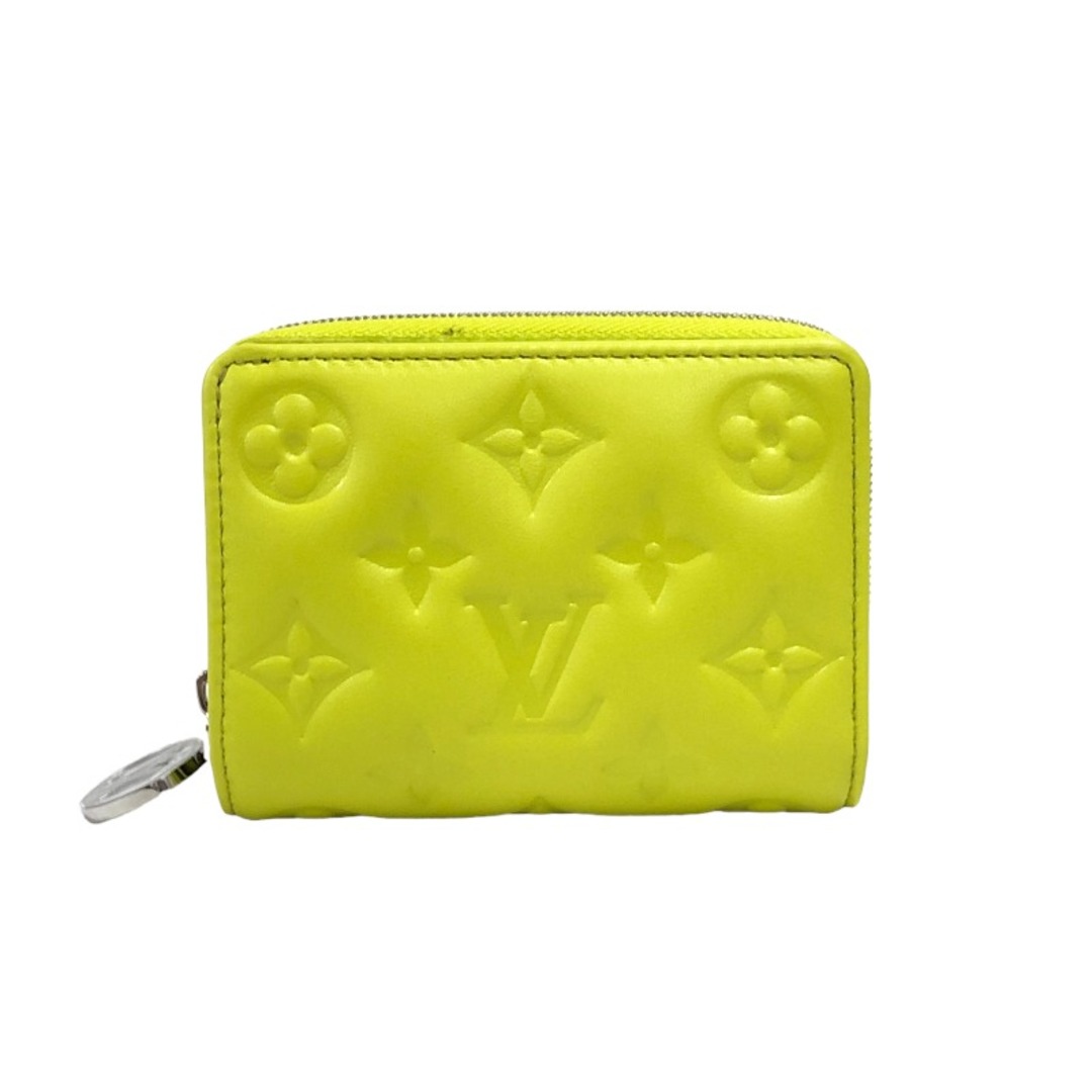 【ネット限定】ルイ・ヴィトン LOUIS VUITTON ポルトフォイユ・ルー M82331 ヴェールアシッド ラムレザー レディース 二つ折り財布