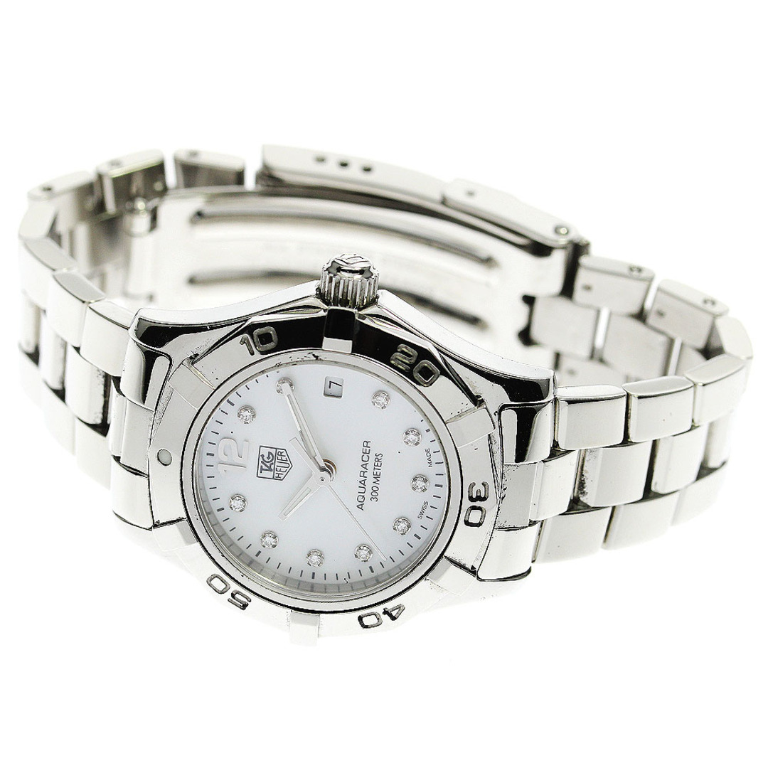 TAG Heuer(タグホイヤー)のタグホイヤー TAG HEUER WAF1415 アクアレーサー 10Pダイヤ デイト クォーツ レディース _767252 レディースのファッション小物(腕時計)の商品写真